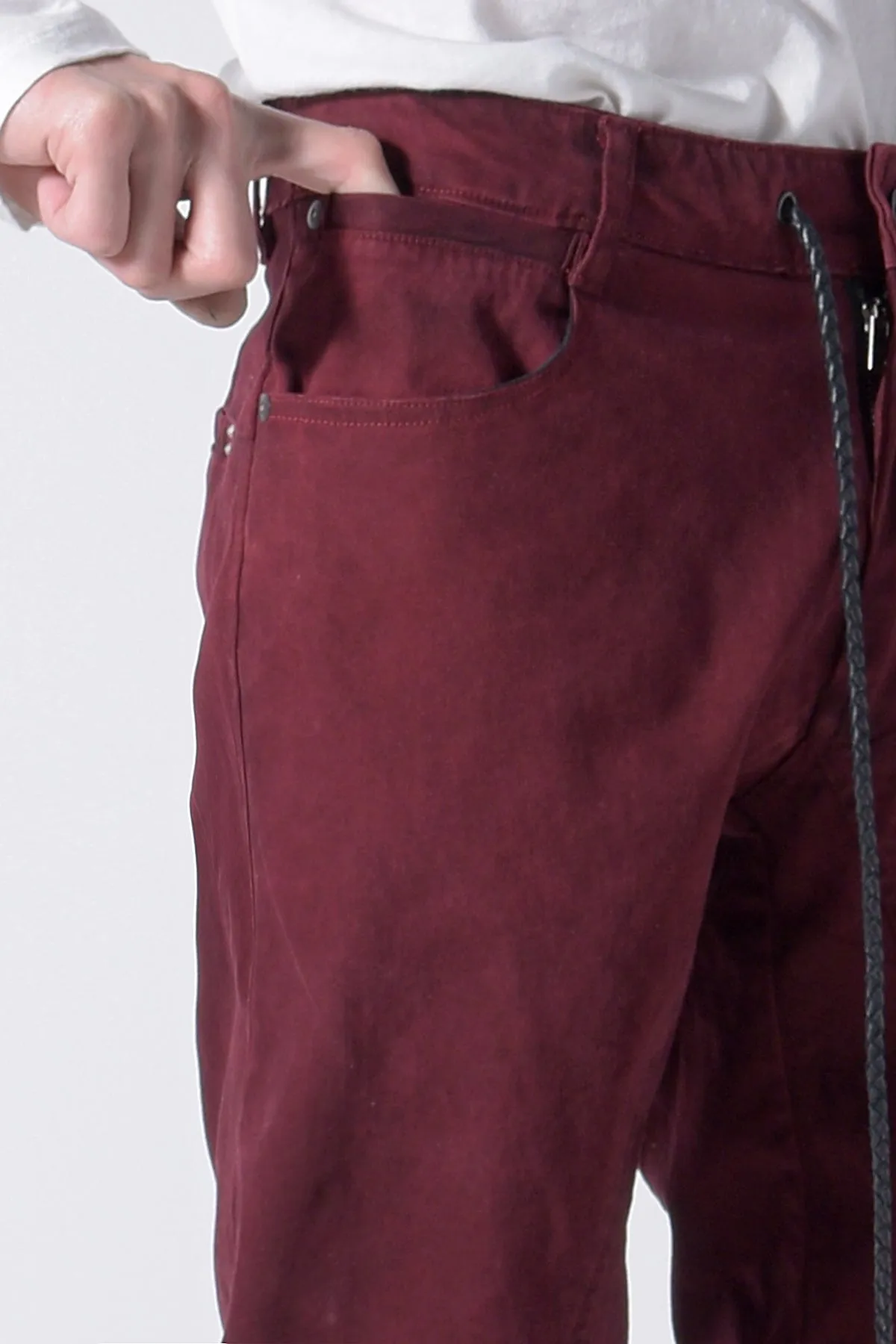 2202-PT08A Stretch Twill Pants 05 Red