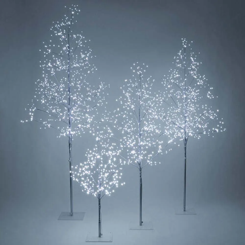 3-ft. Silver Fairy Light Tree, Cool White LED