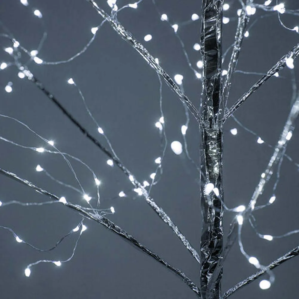 3-ft. Silver Fairy Light Tree, Cool White LED