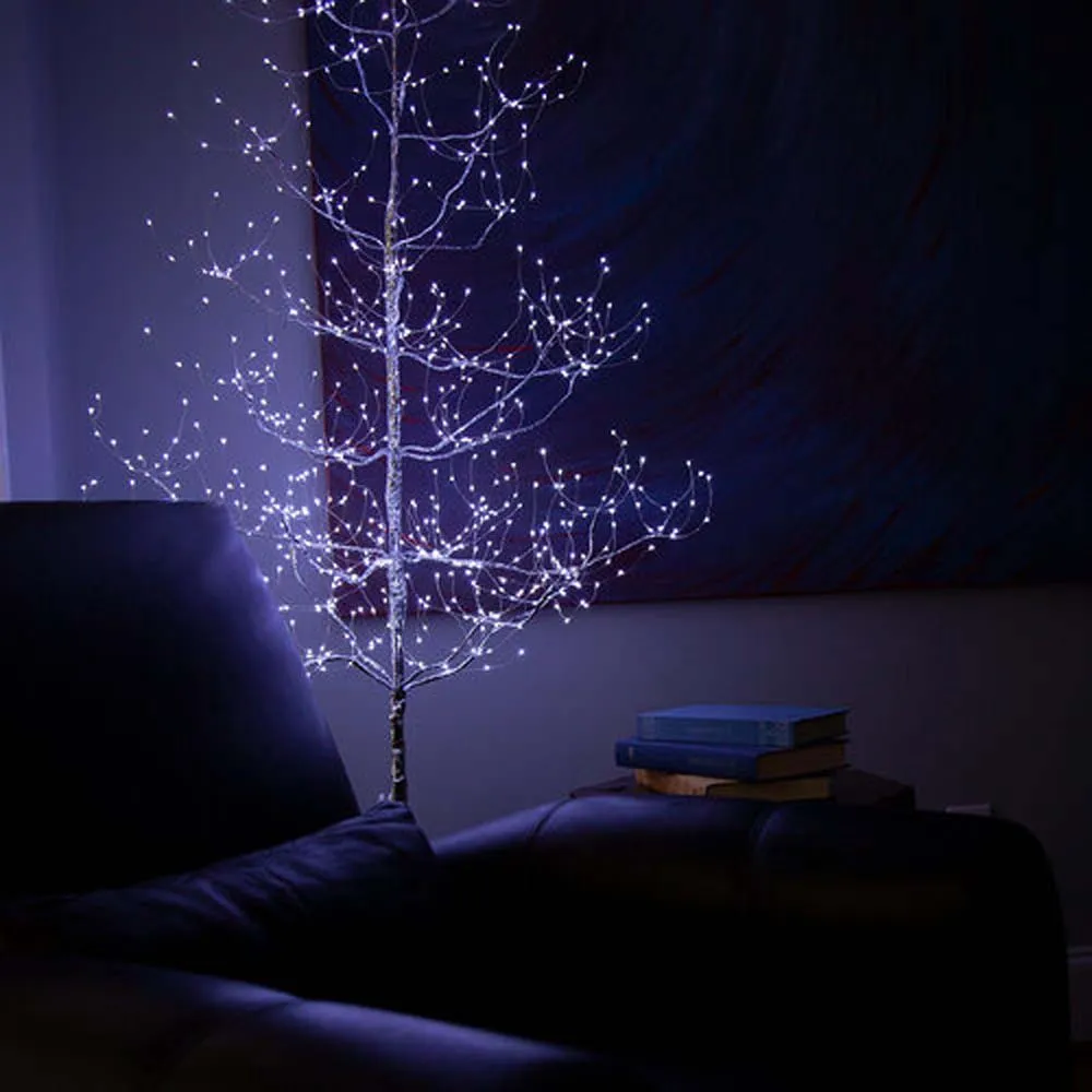 3-ft. Silver Fairy Light Tree, Cool White LED