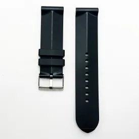 30 MM PVC Pyramid Style Watch Band Black Color Quick Release Regular Size Seiko Citizen Watch Strap