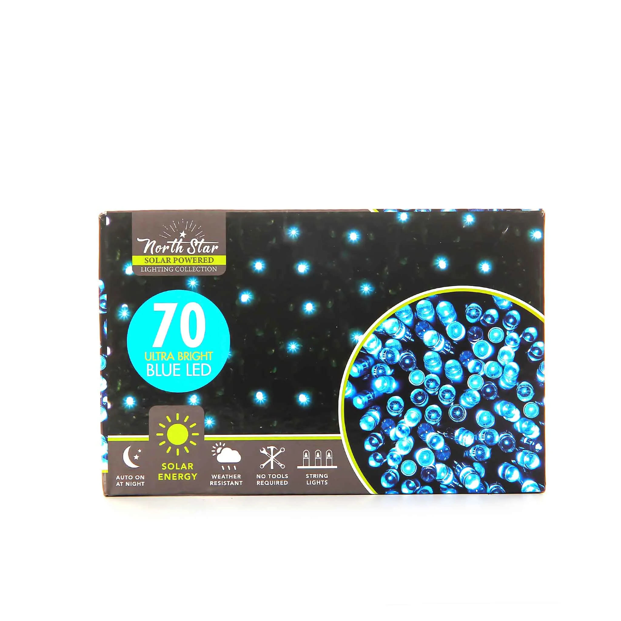 70 LED Fairy Lights Coloured