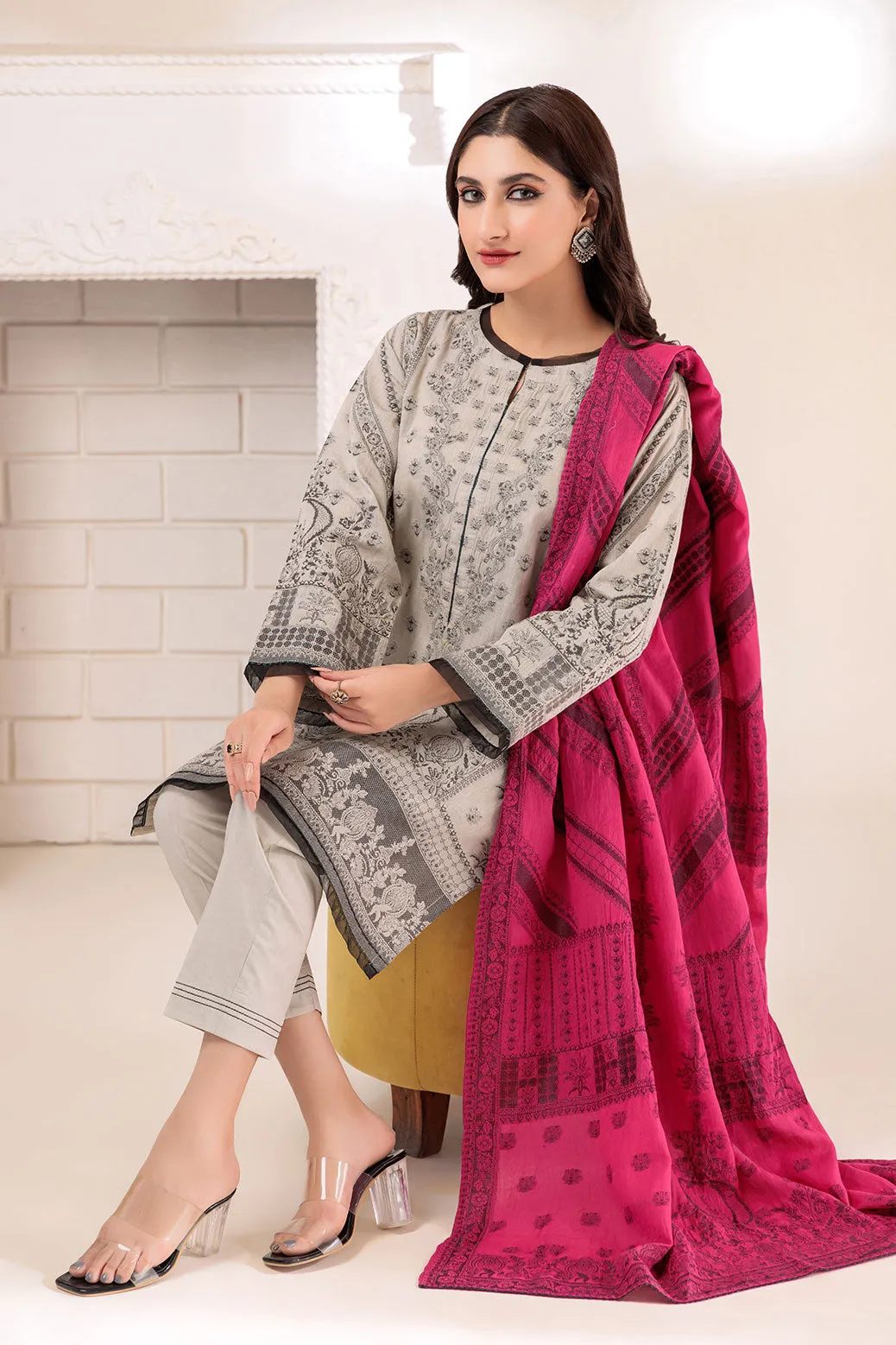A-GREY-JACQUARD-3 PIECE (WJ2233P01)