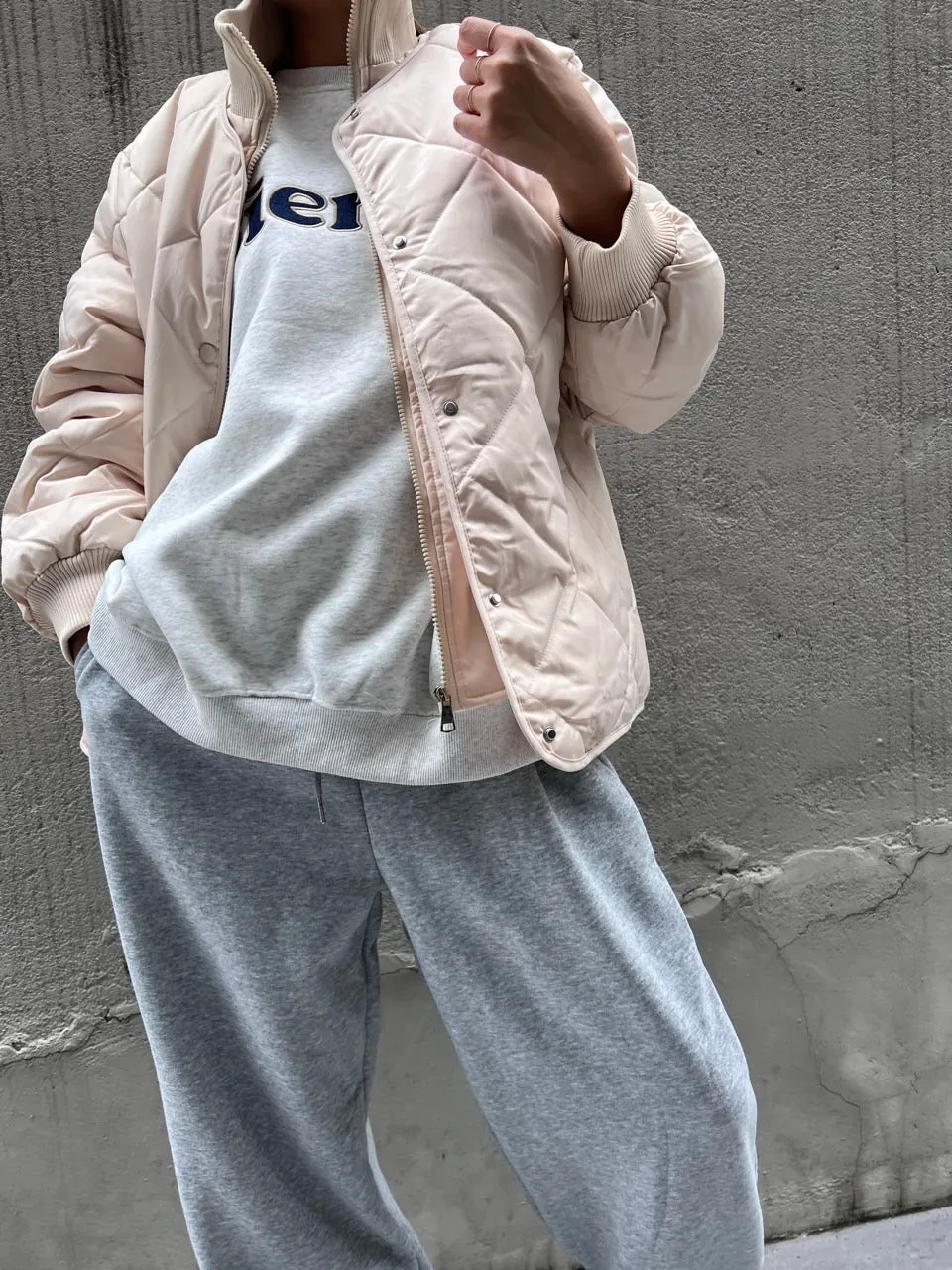 AC Zip Up Quilting Jacket
