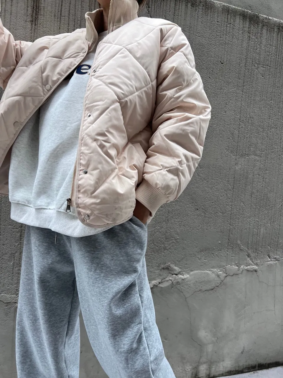 AC Zip Up Quilting Jacket