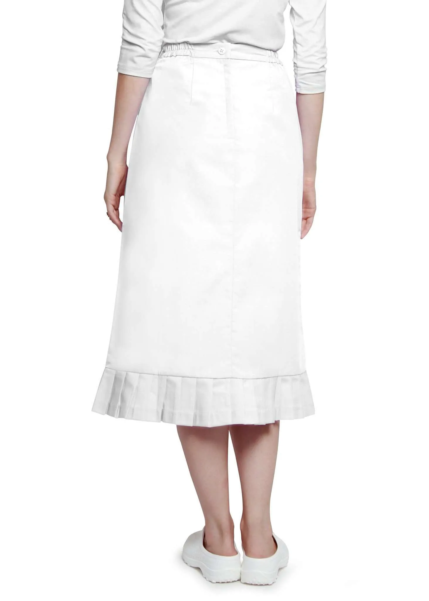 Adar Universal Pleat Flounce Skirt