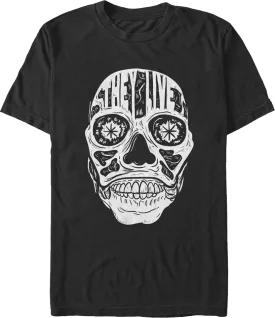 Alien Face They Live T-Shirt