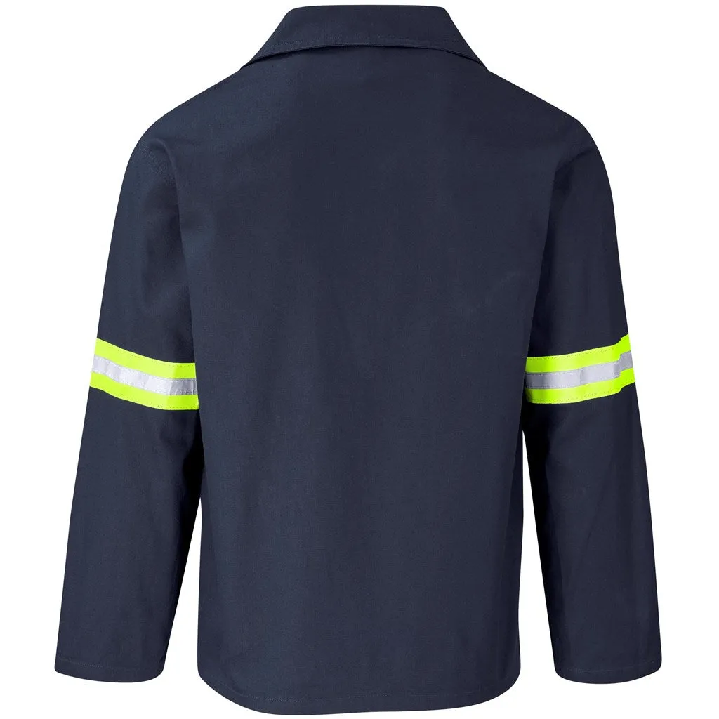 Artisan Premium 100% Cotton Jacket - Reflective Arms - Yellow Tape