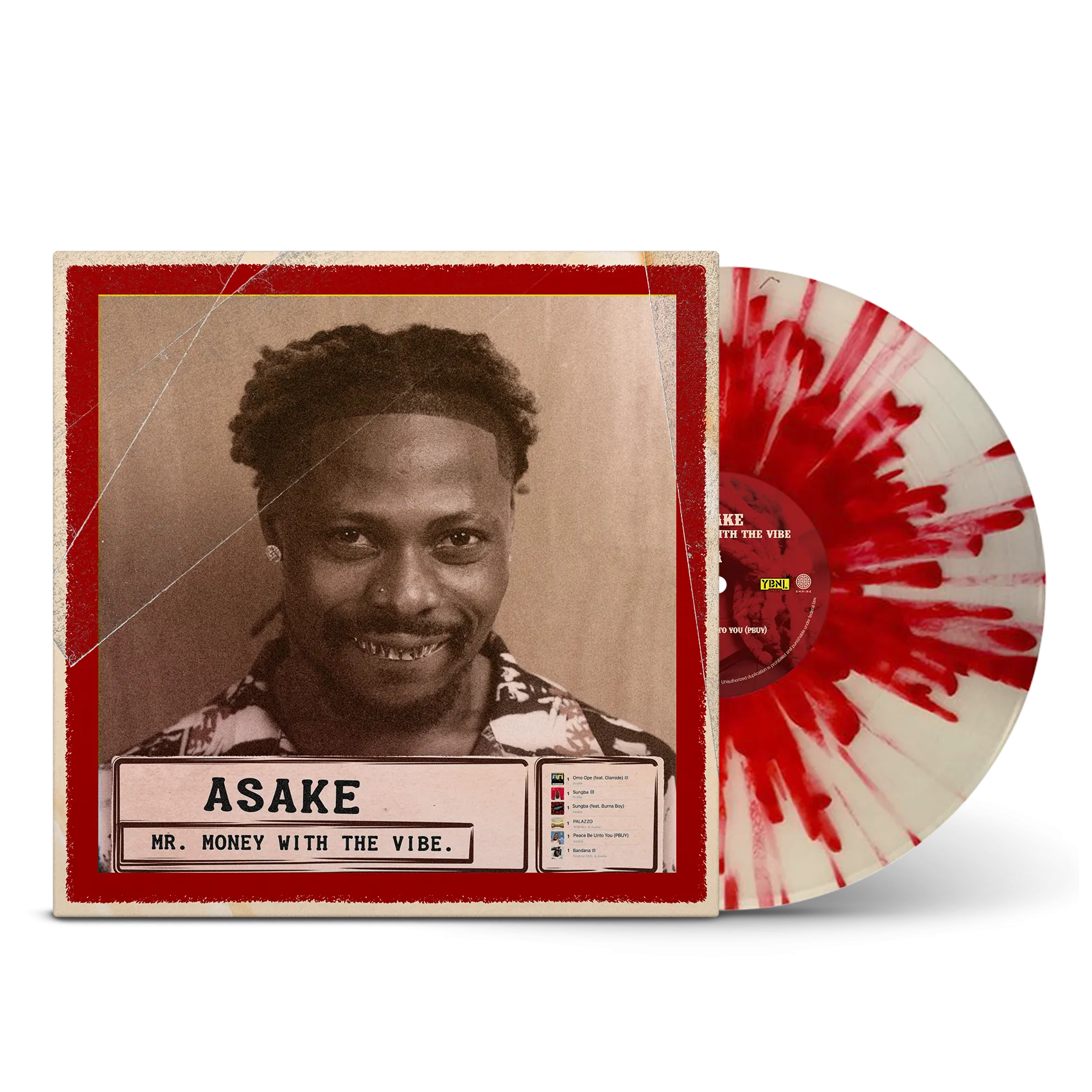 Asake - Mr. Money With The Vibe Vinyl (Audiomack Exclusive)