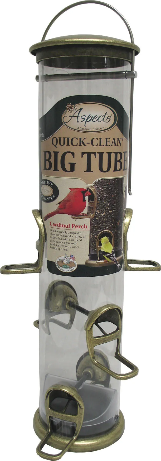 Aspects Inc - Quick-clean Big Tube Mixed Seed Feeder