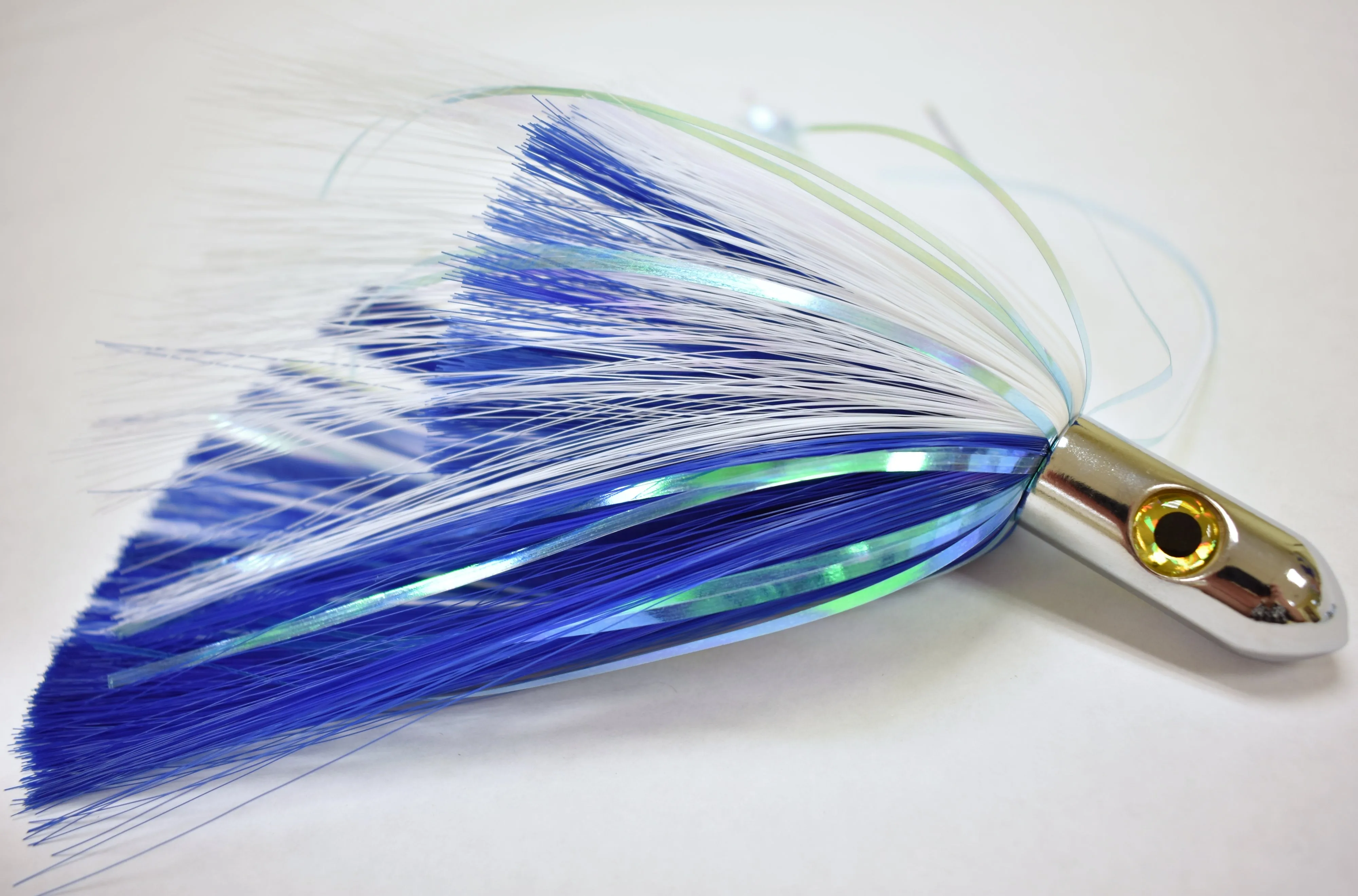 Blue & White Ilander Style Saltwater Fishing Lures - 3.2 oz. (4 Pack)
