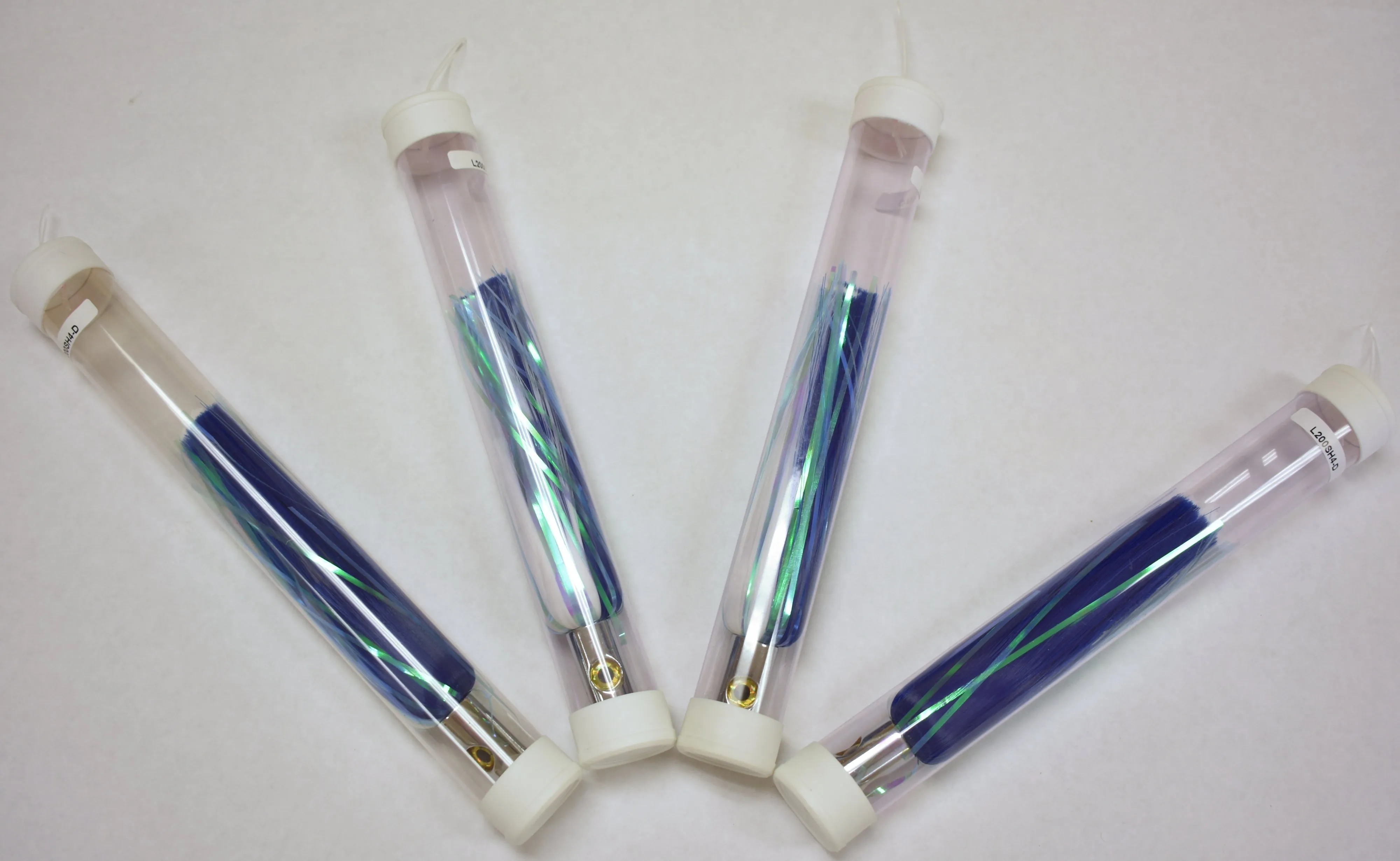 Blue & White Ilander Style Saltwater Fishing Lures - 3.2 oz. (4 Pack)