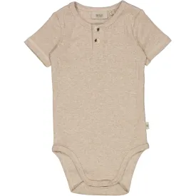 Body Placket SS - rocky sand melange