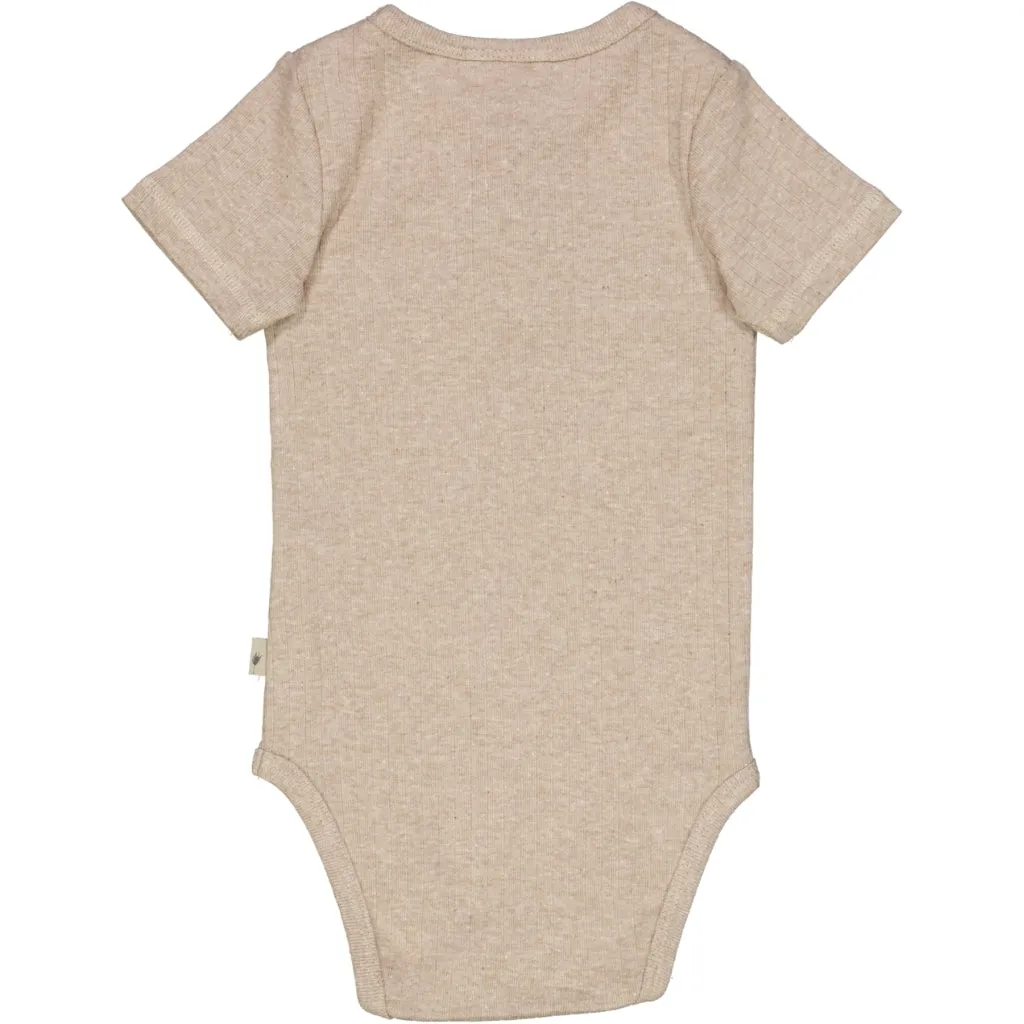 Body Placket SS - rocky sand melange