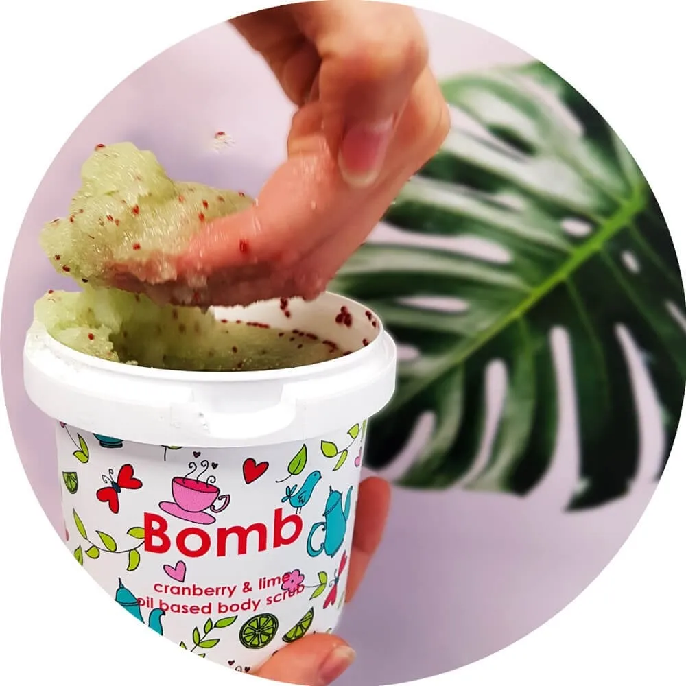 Bomb Cosmetics Cranberry & Lime Body Scrub 400g