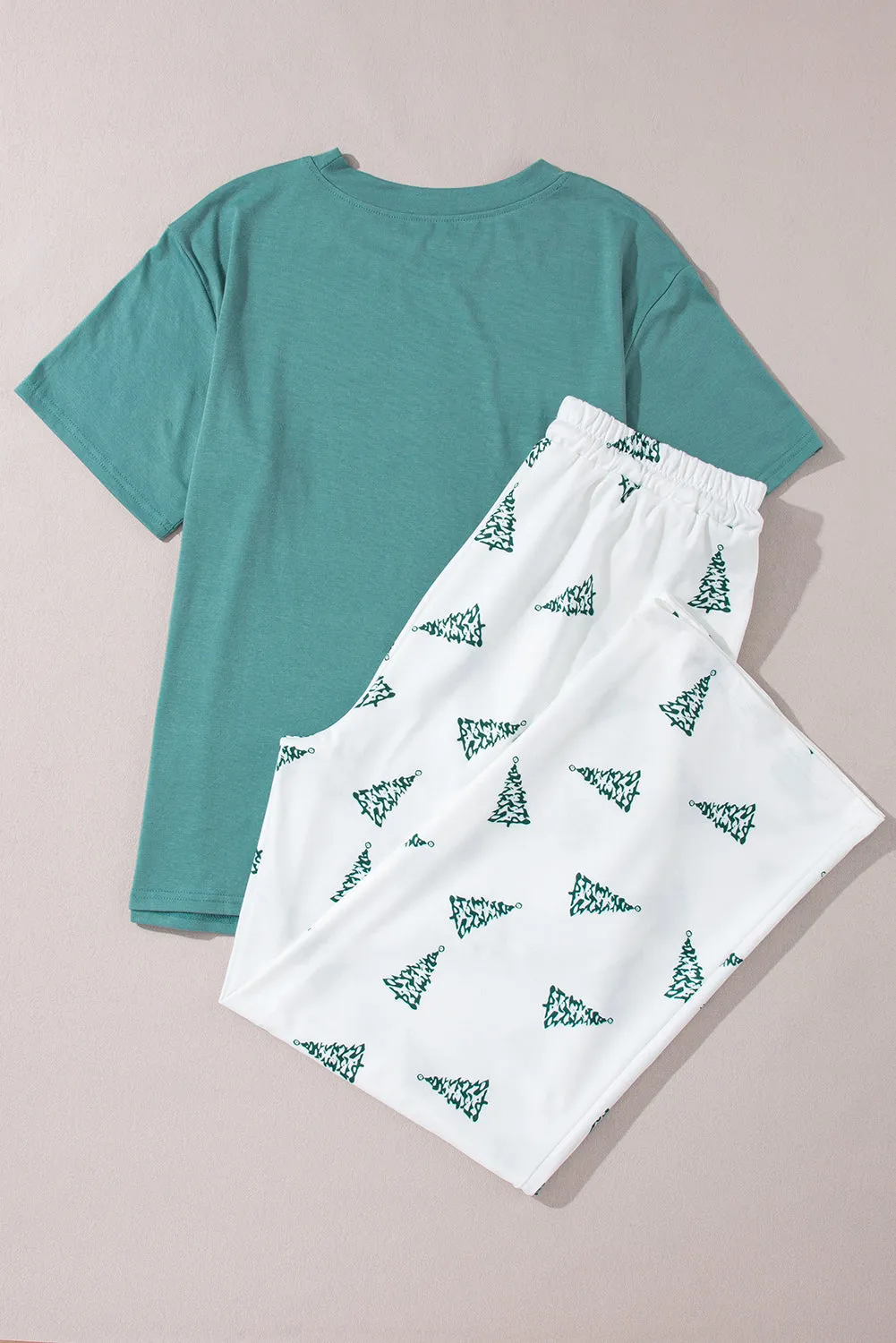 Bonbon I Love Valentine Print Tee and Pants Lounge Set