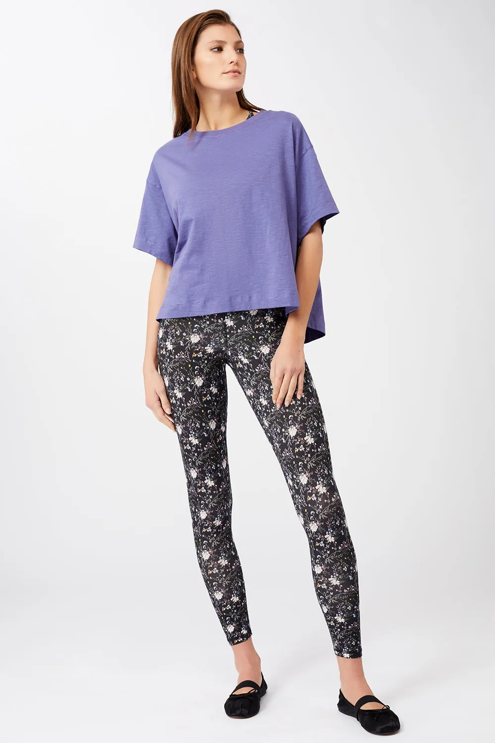 Boxy Tee (Deep Violet), GOTS