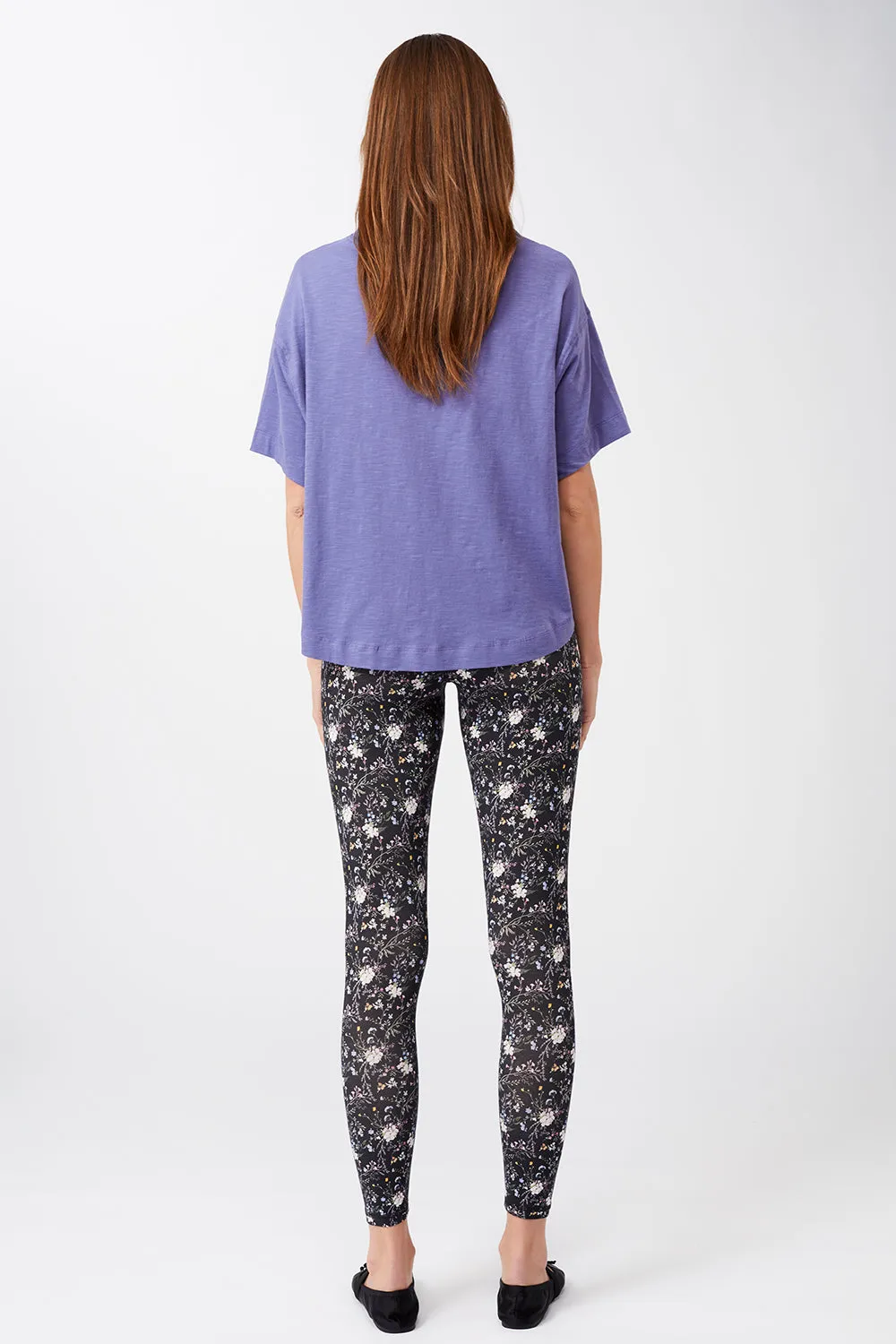 Boxy Tee (Deep Violet), GOTS