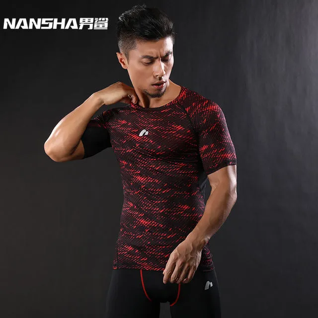 Brand-Clothing Gyms Compression T-Shirt Workout Crossfit