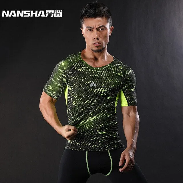 Brand-Clothing Gyms Compression T-Shirt Workout Crossfit
