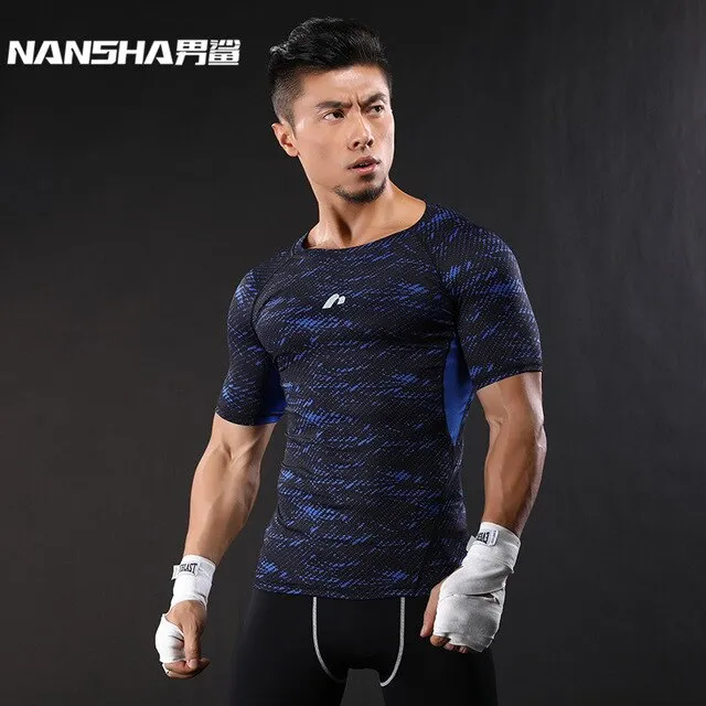 Brand-Clothing Gyms Compression T-Shirt Workout Crossfit