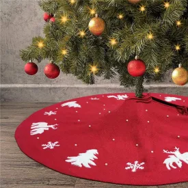 Christmas Tree Skirt Floor Mat Decoration Home Decoration New Year Gift
