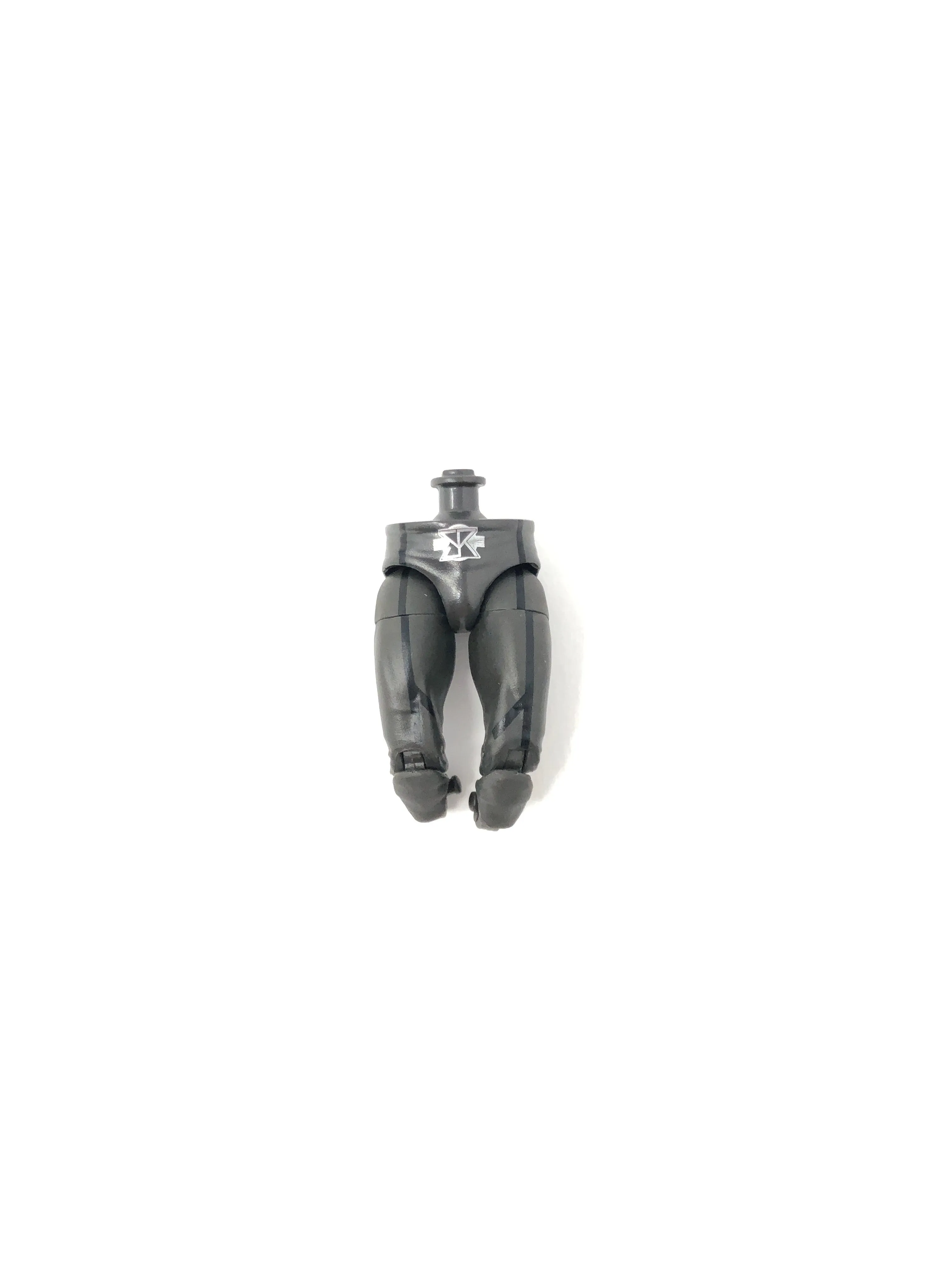 Dark Grey Pants with Black Design