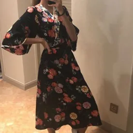 ERNAWATI flower dress