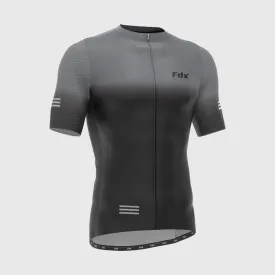 Fdx Duo Grey / Black Men's & Boy's Short Sleeve Summer Cycling Jersey