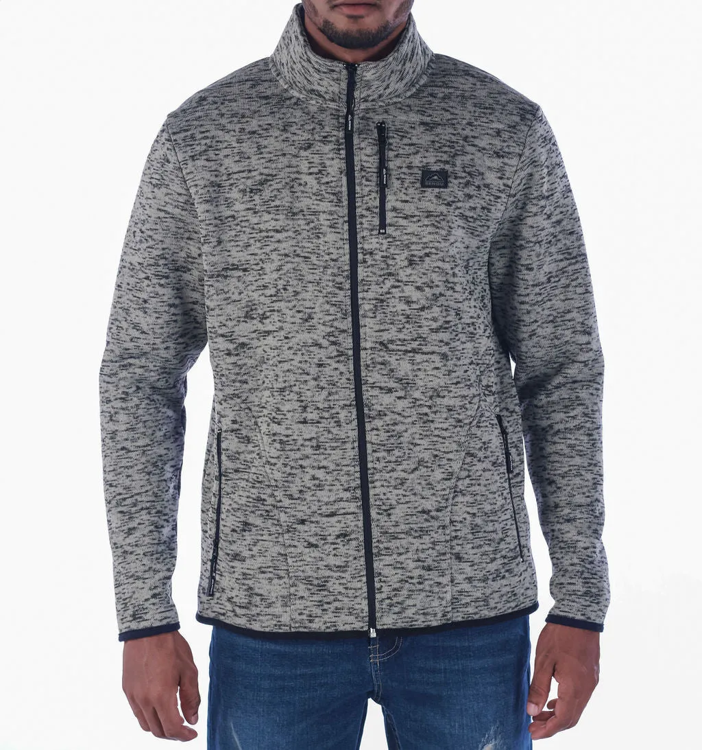 FUNNEL ZIP THROUGH HACHI JACKET – CHARCOAL