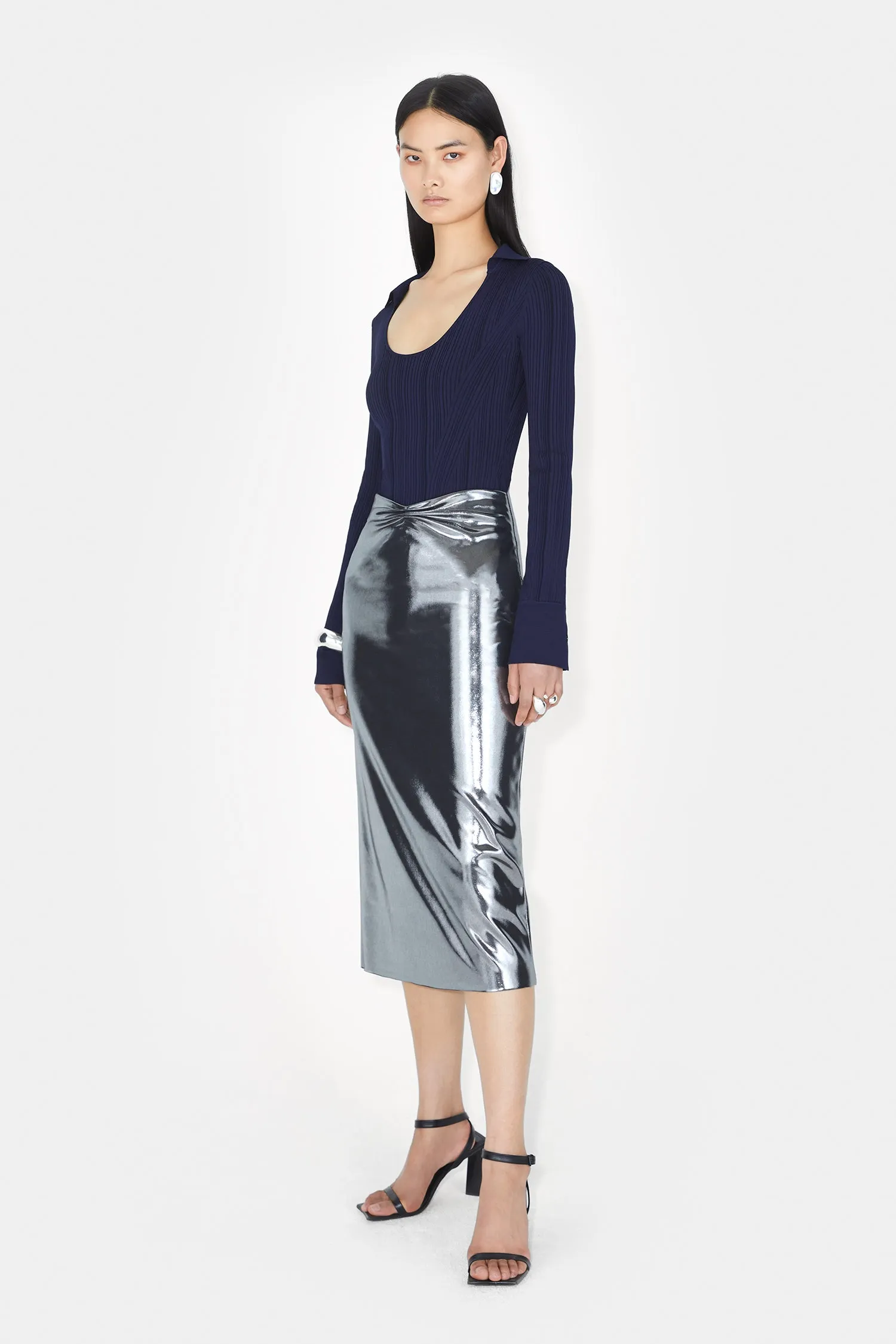 Galvanized Skirt - Silver