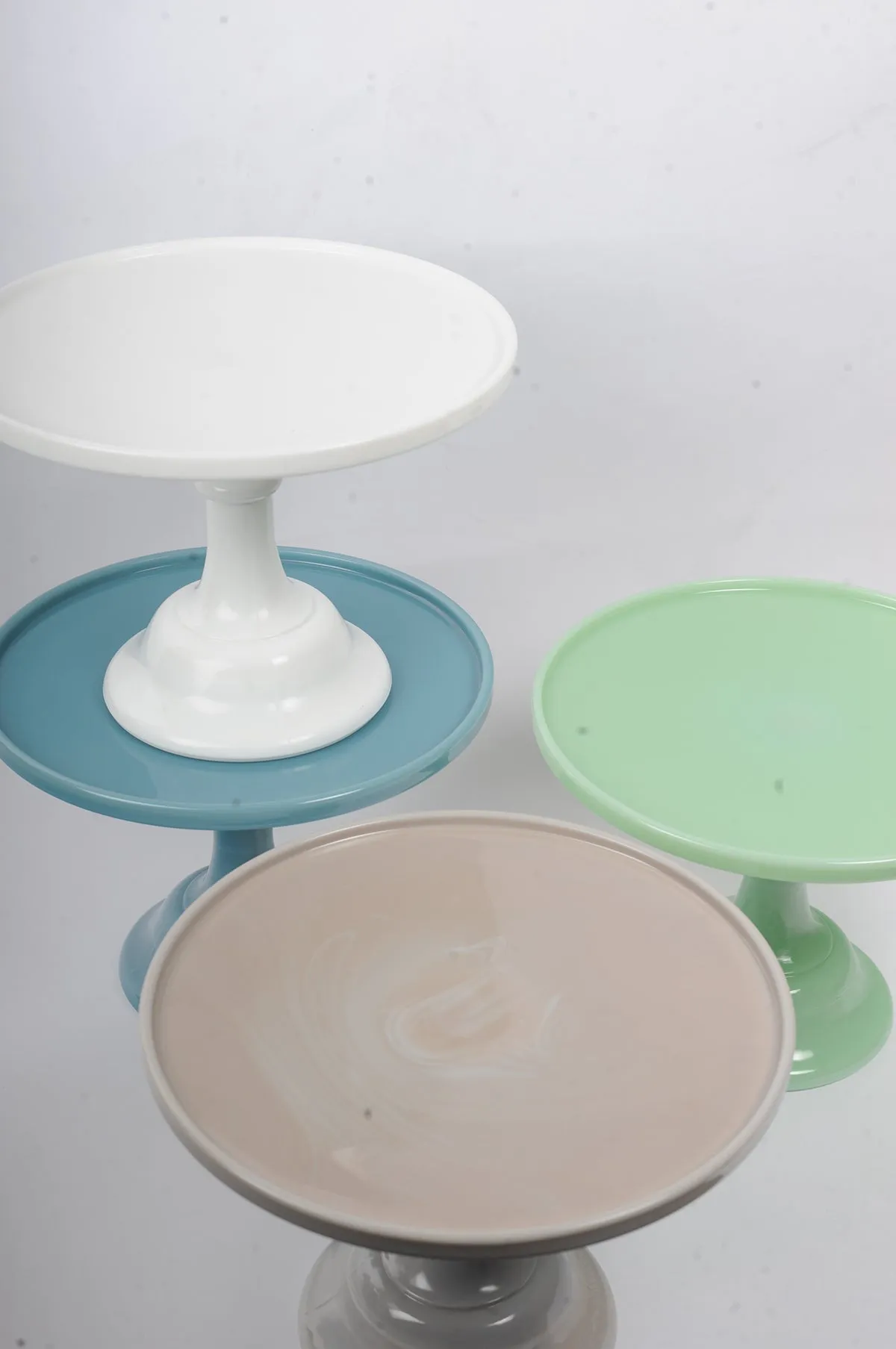 Georgia Blue Cake Plate 12"