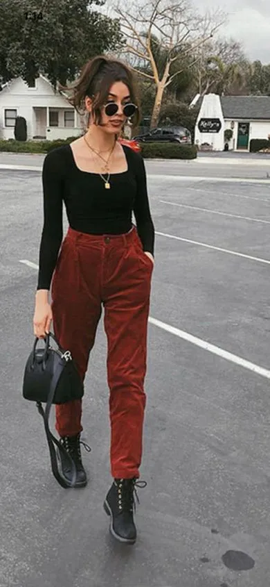 GINA cute plain pants