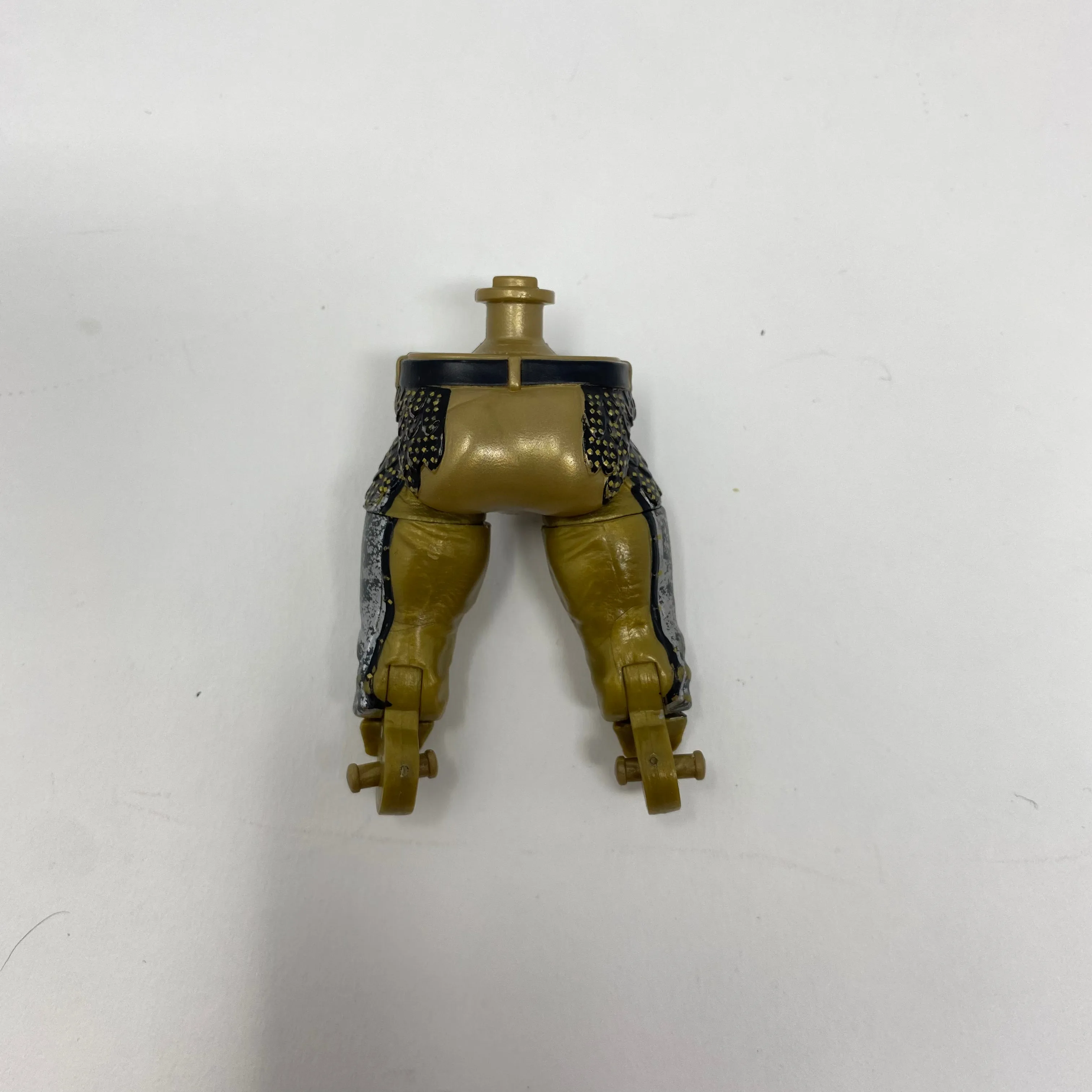 Gold Pants with Side Design and Black Belt