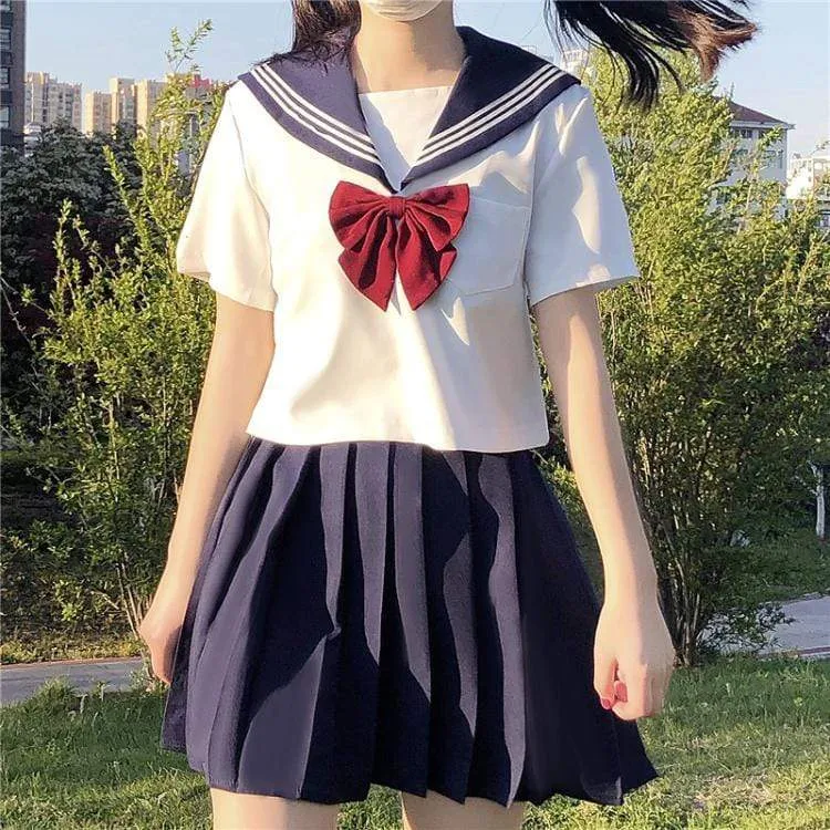Harajuku High-waist Pleat Skirt