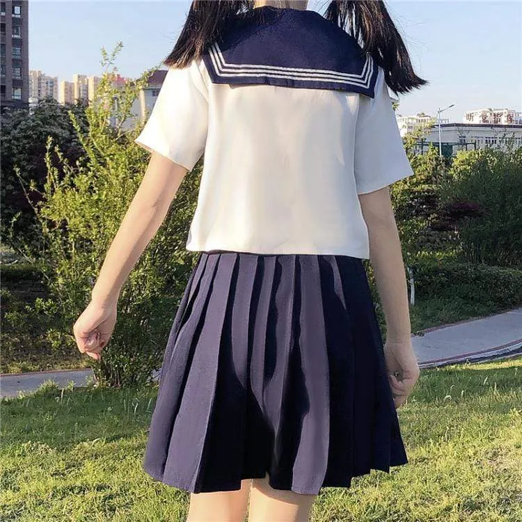 Harajuku High-waist Pleat Skirt