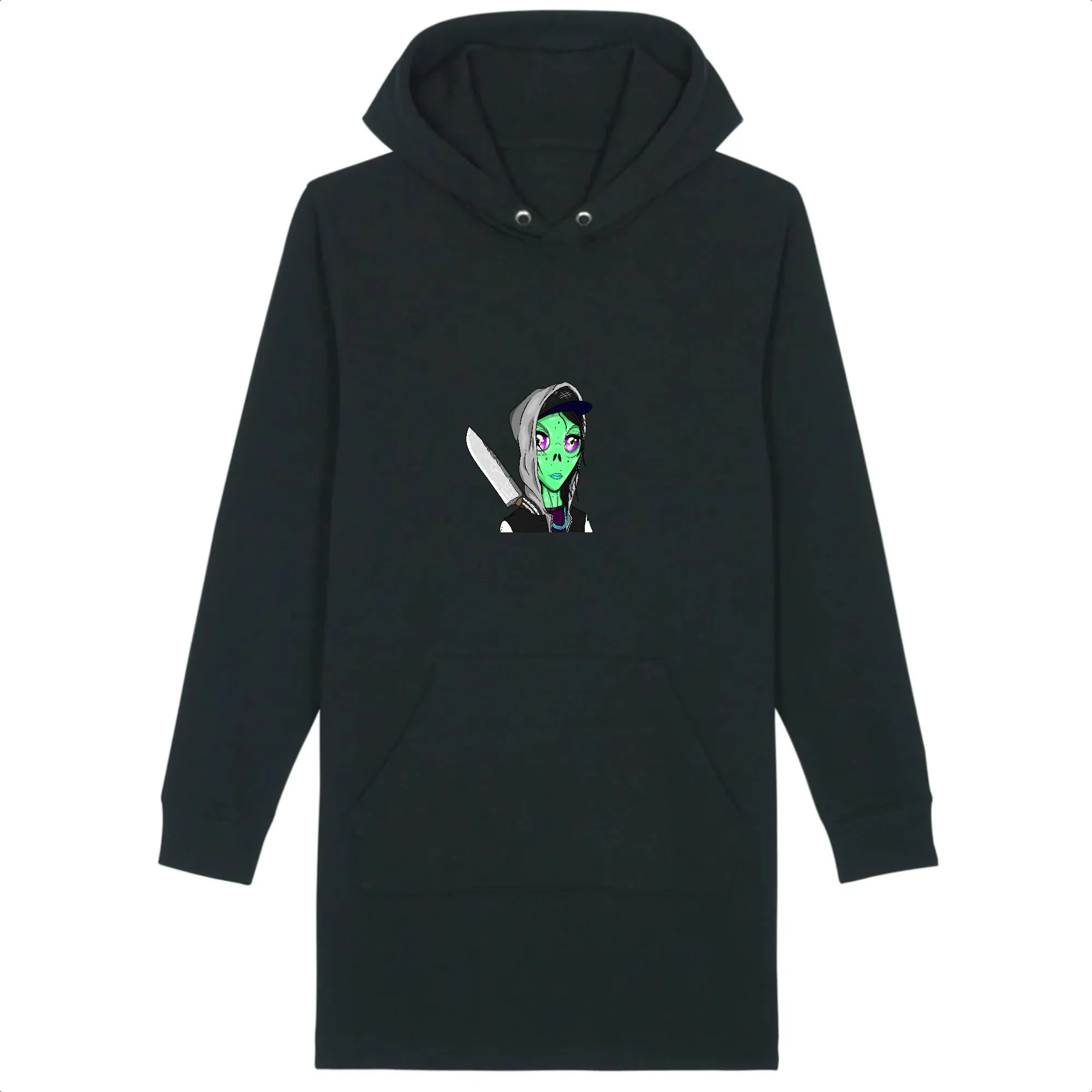 inkink Shivadelic - Organic Hoodie dress