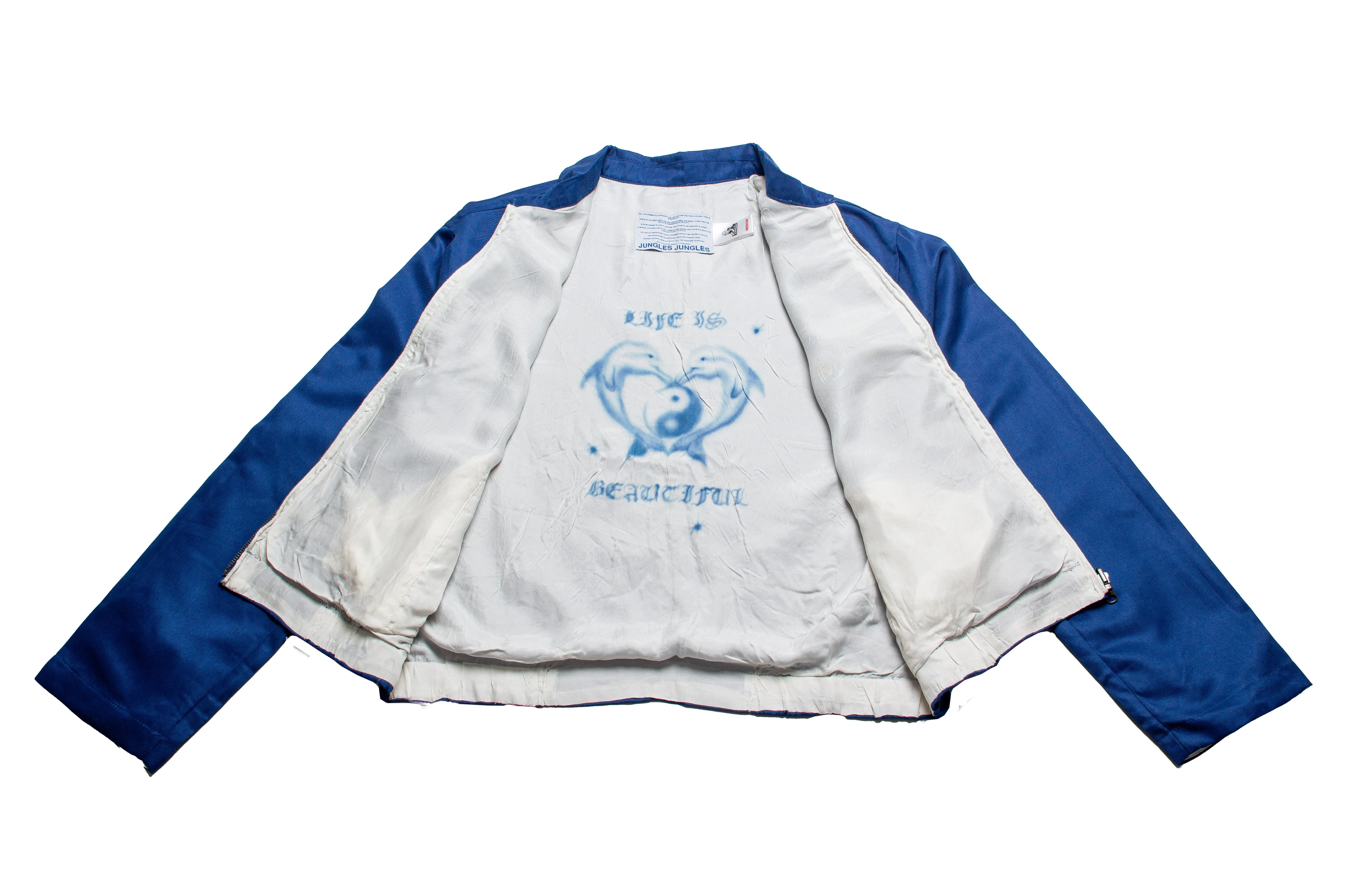 Jungles Jungles Life is Beautiful Reversible Jacket "Blue"