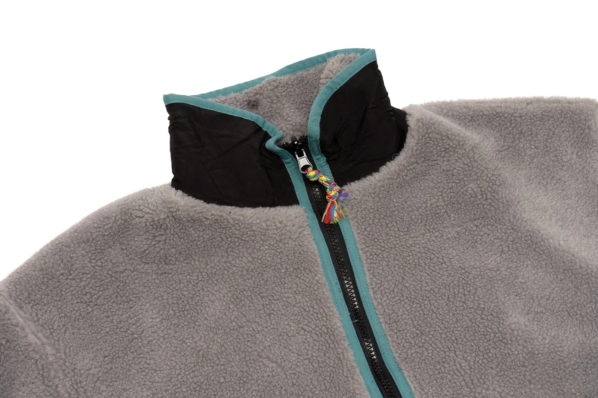 Jungles Jungles Reversible Flower Dancer Jacket "Grey & Blue"