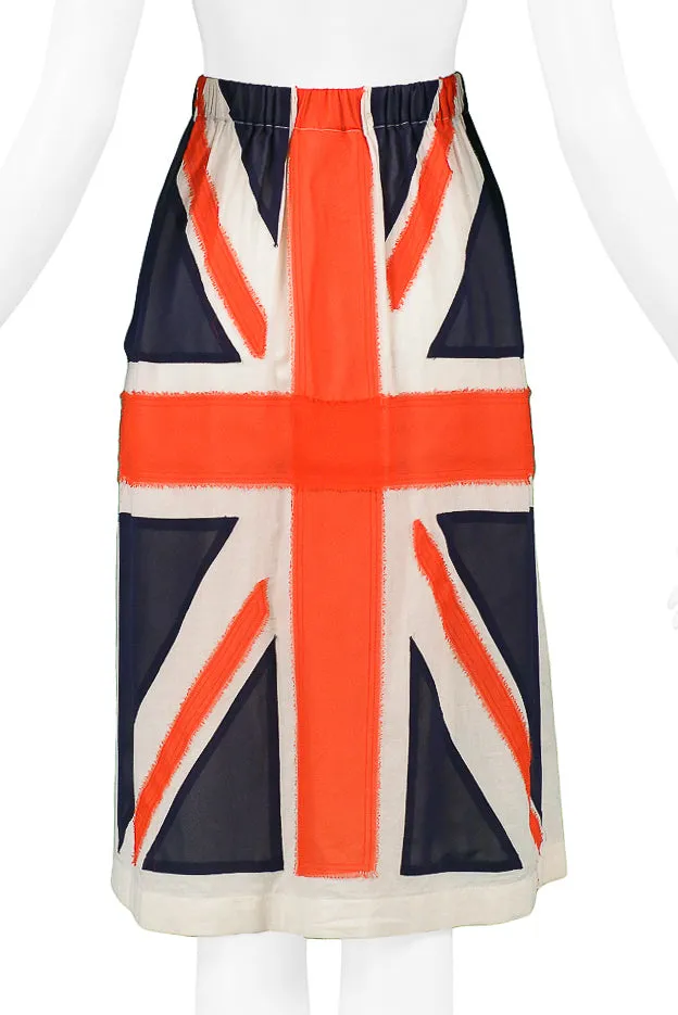 JUNYA WATANABE UNION JACK FLAG SKIRT 2000