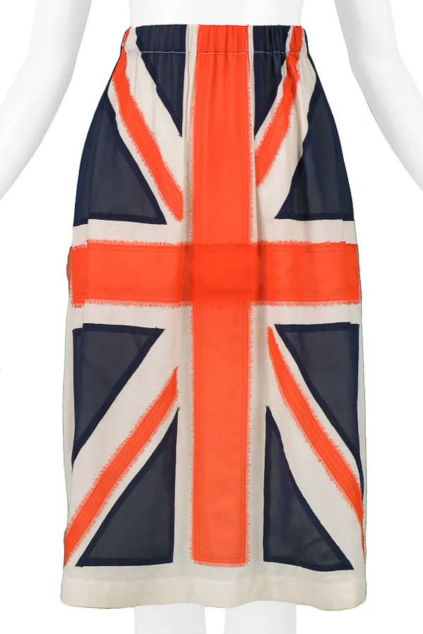 JUNYA WATANABE UNION JACK FLAG SKIRT 2000