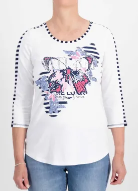 Just White Top Style J4121-015
