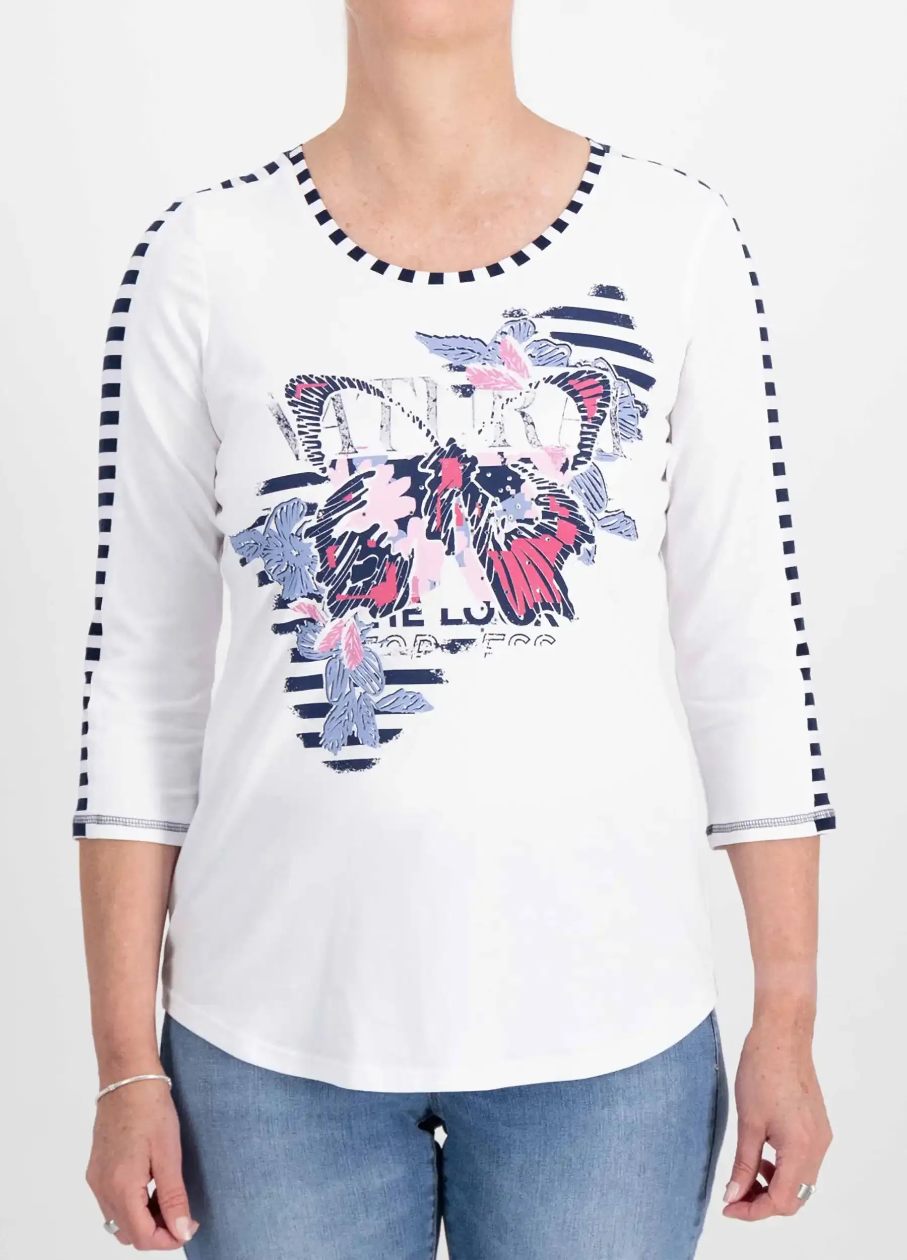 Just White Top Style J4121-015