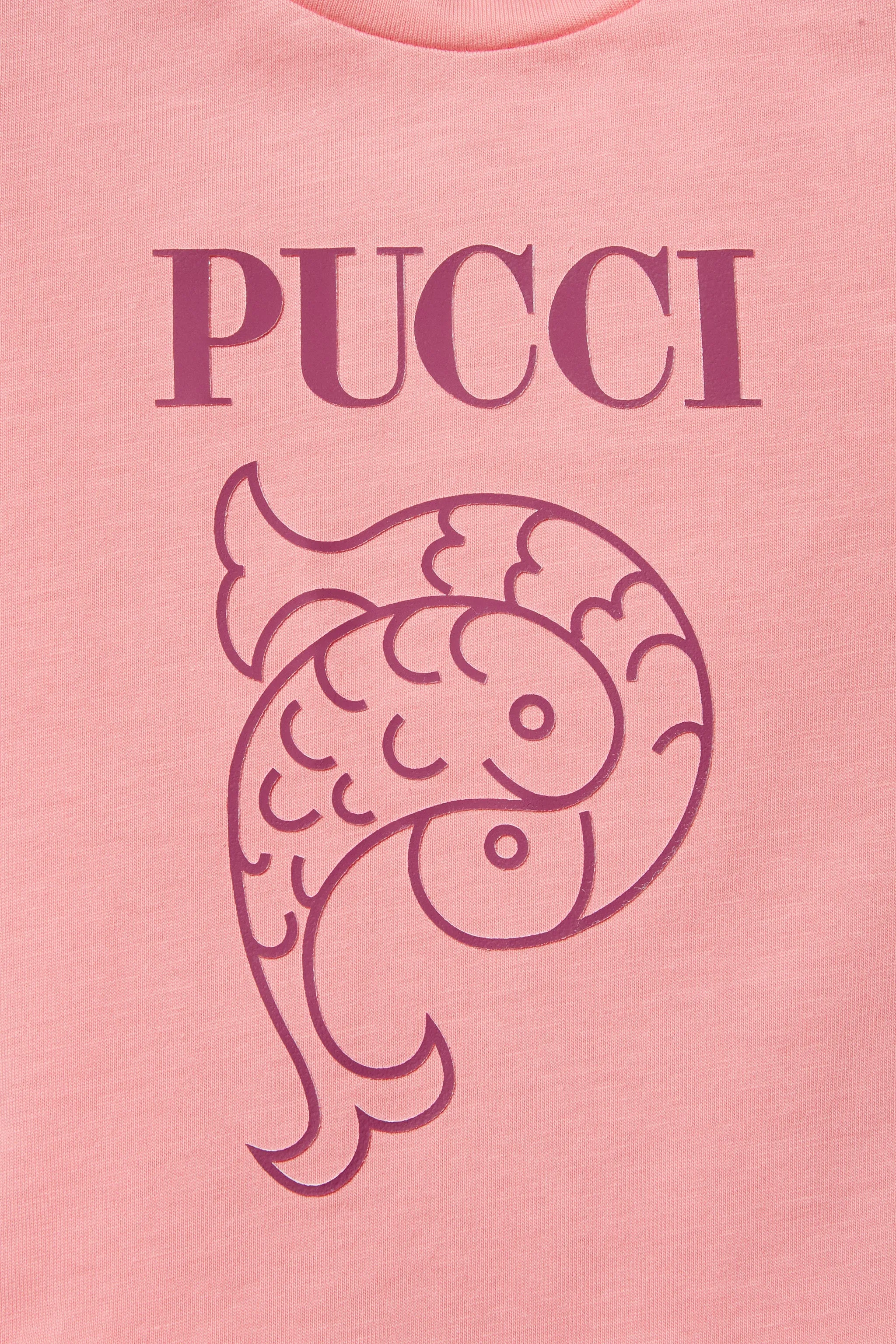 Logo-Print Cotton Dress