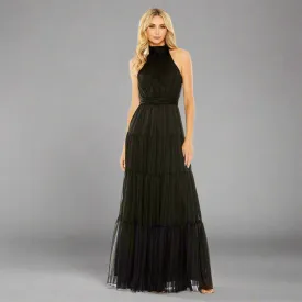 MacDuggal black dress, size 6