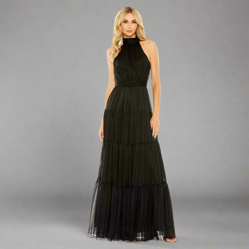 MacDuggal black dress, size 6