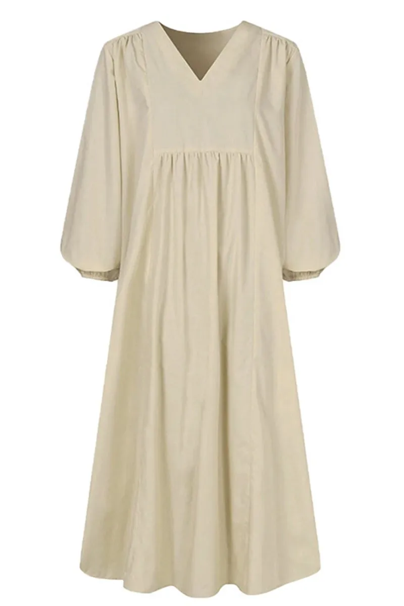 Midi Long Sleeve Spring Dress