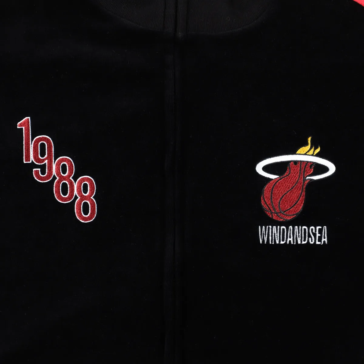NBA x WDS VELOUR JACKET / MIAMI_HEAT