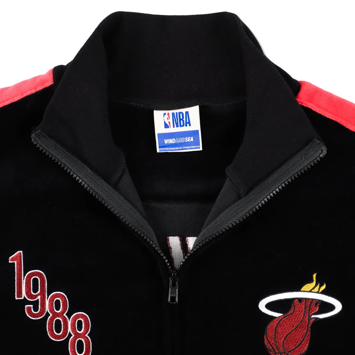 NBA x WDS VELOUR JACKET / MIAMI_HEAT