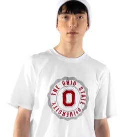 Ohio State Buckeyes Mens Flocked Graphic Tee